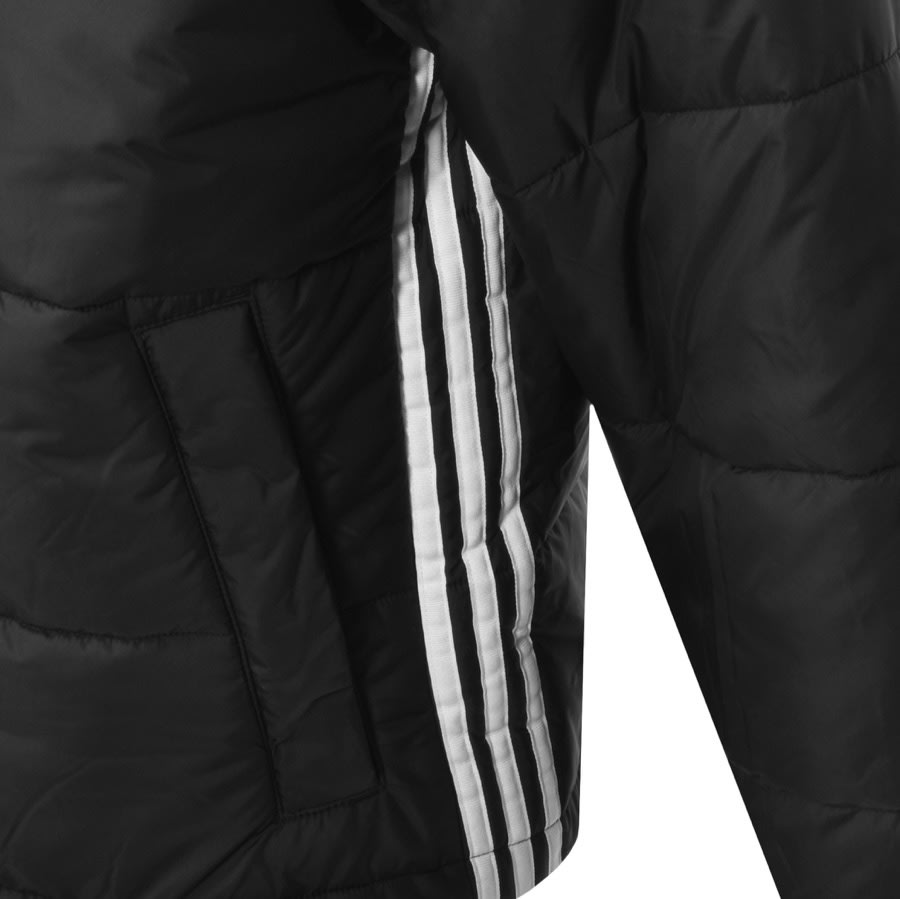 Alternative Image for Productadidas Orignals Hooded Puffer Jacket Black3